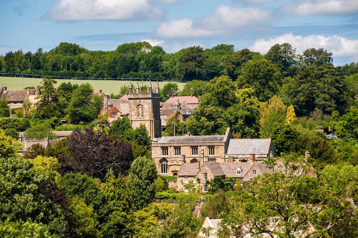 St. Peter and St. Paul Church in Blockley, a traditional village in The Cotswolds, Gloucestershire, England, United Kingdom, Europe