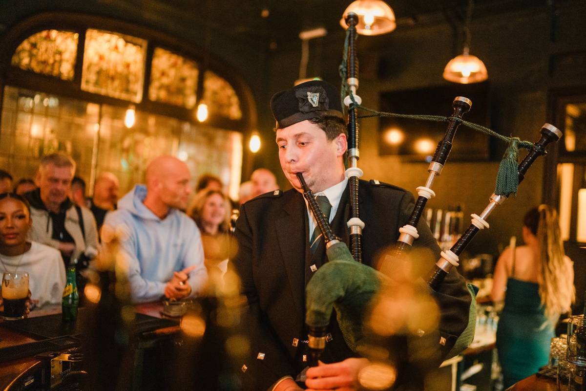 Birmingham Irish Pipes and Drums_ Joel Grigg credit Lee Allen for The Anchor Digbeth