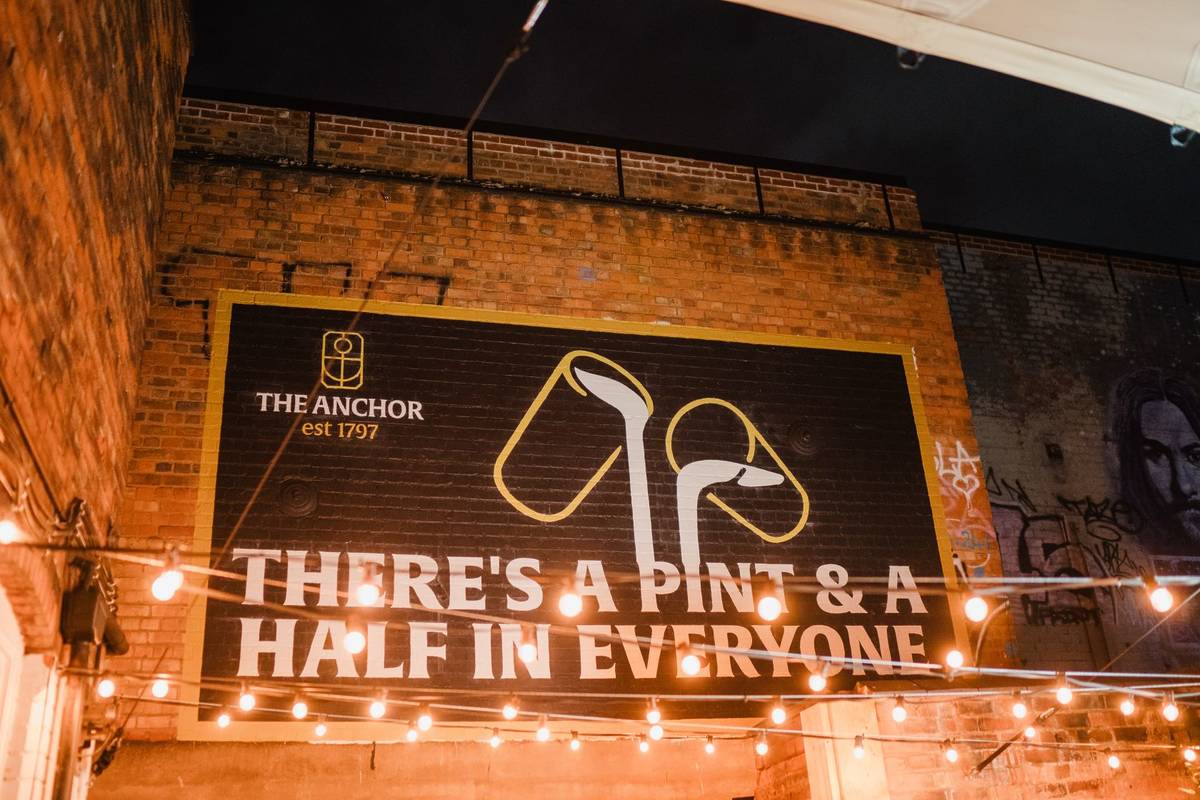 The Anchor Guiness mural