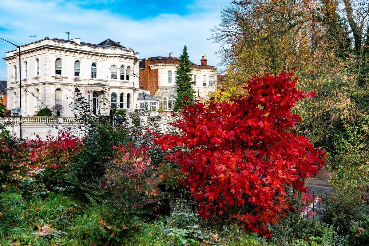 Jephson Gardens, Leamington Spa in Autumn