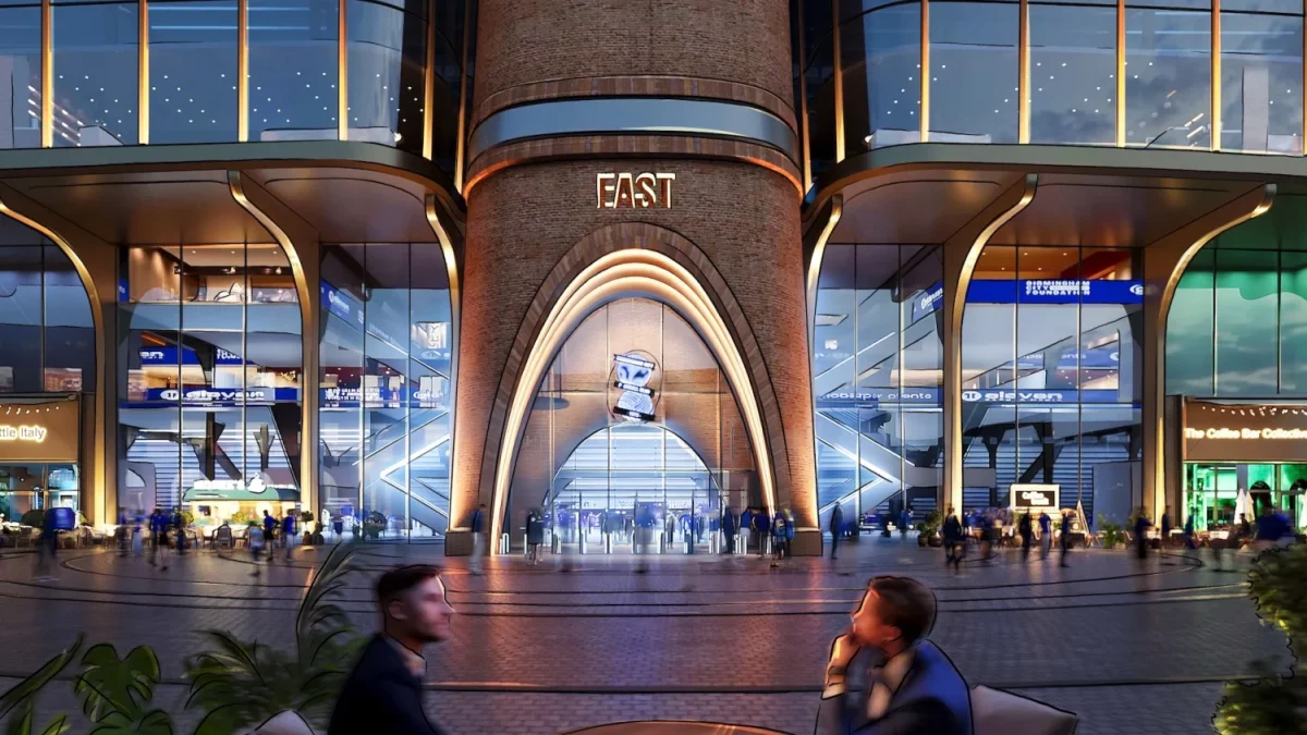 Entrance to the stadium