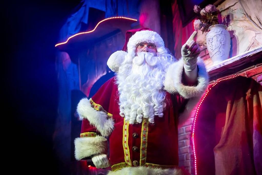 Santa in the pantomime