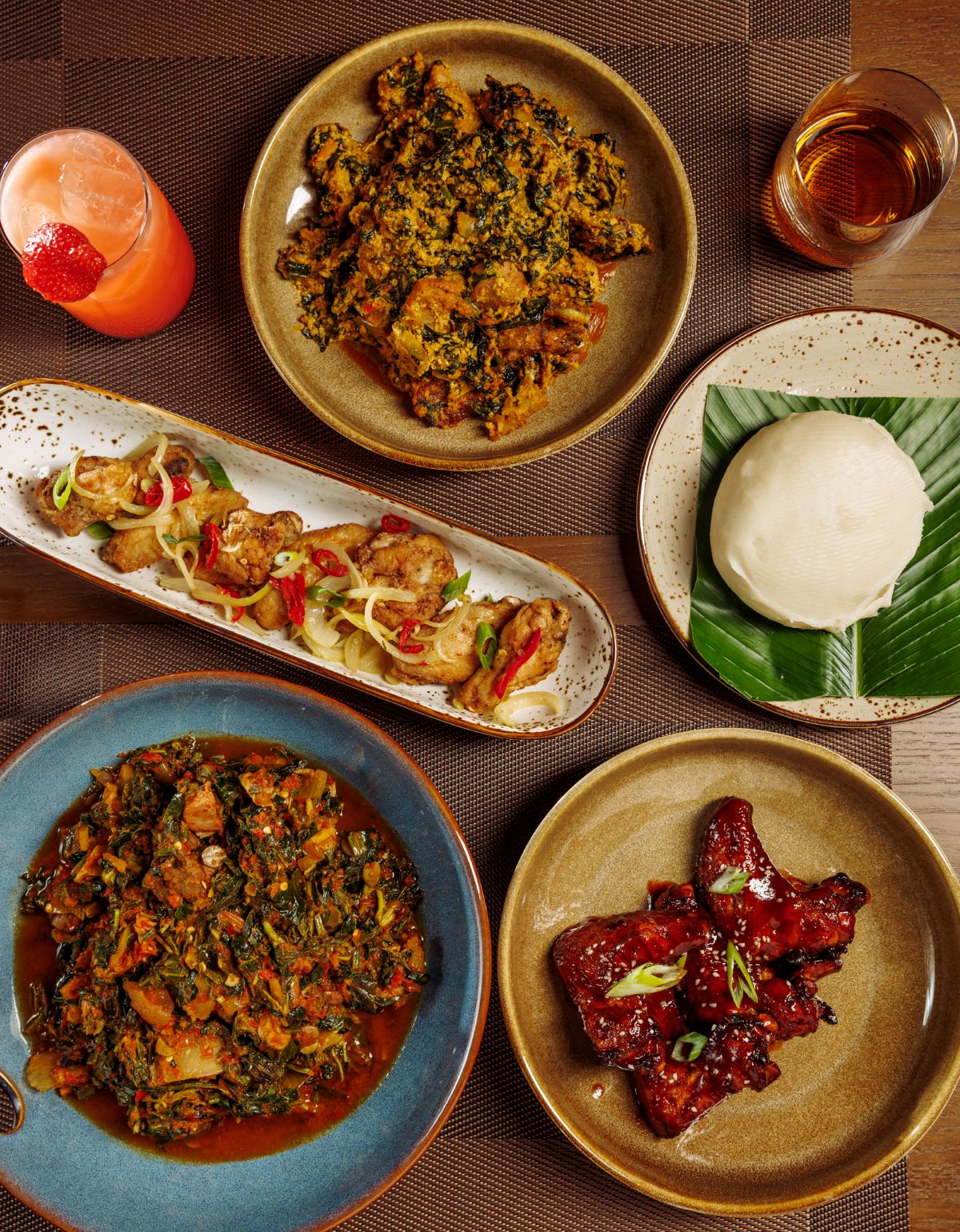 A spread of food from Empress