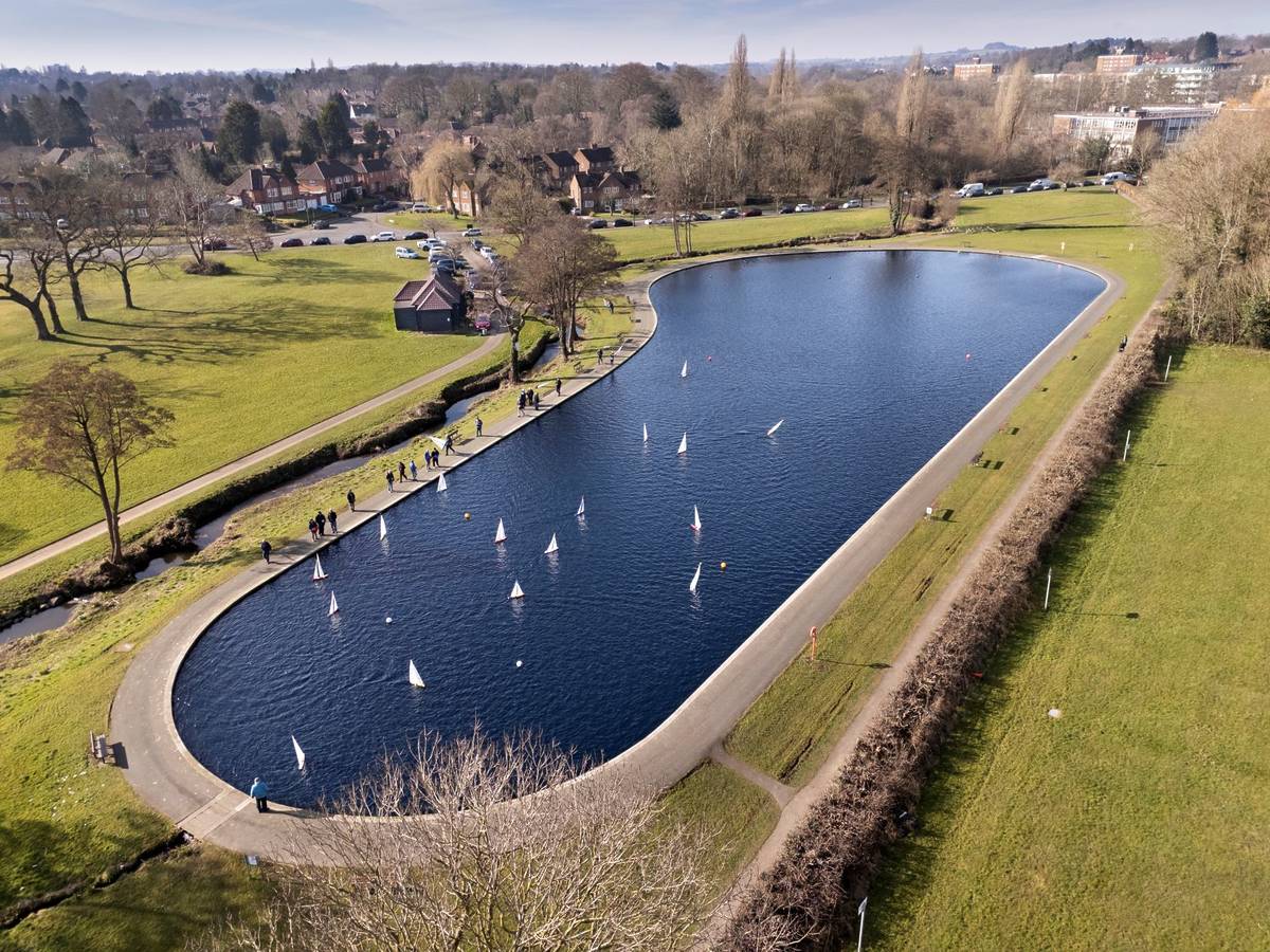 Bourneville Radio Sailing and Model Boat Club Boathouse Lake