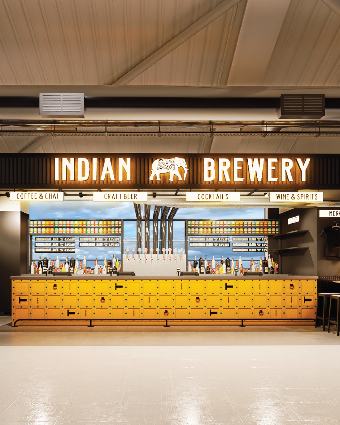 Indian Brewery BHX at Birmingham Airport
