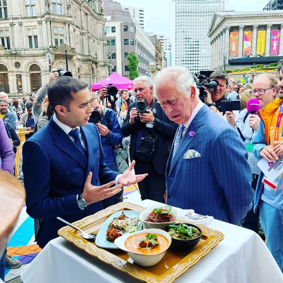 King Charles III at Asha's