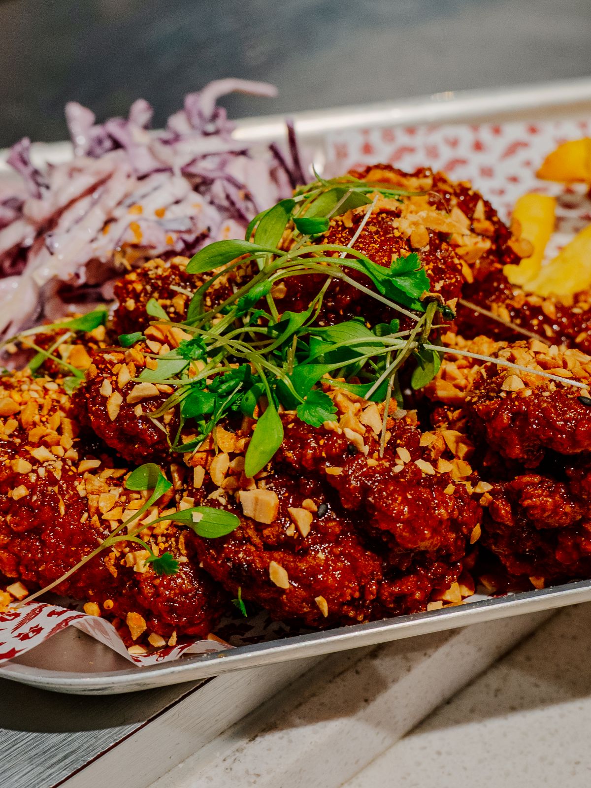 Chicken wings on a plate