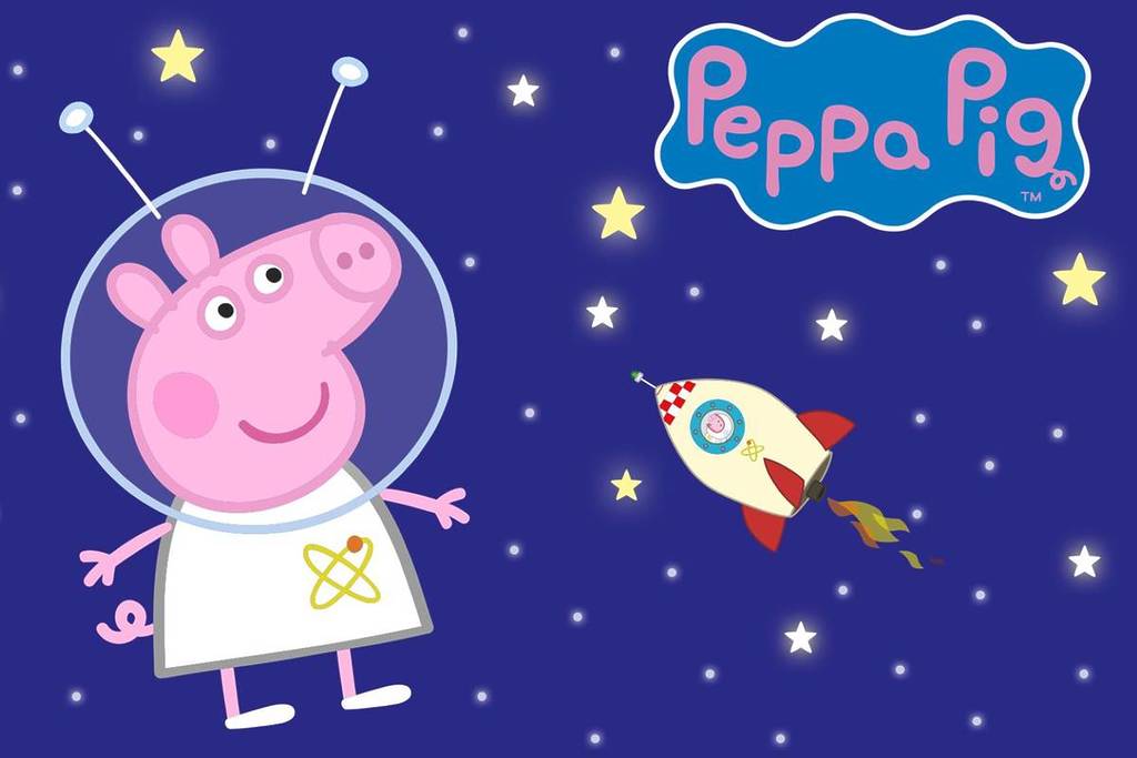 Peppa Pig in space