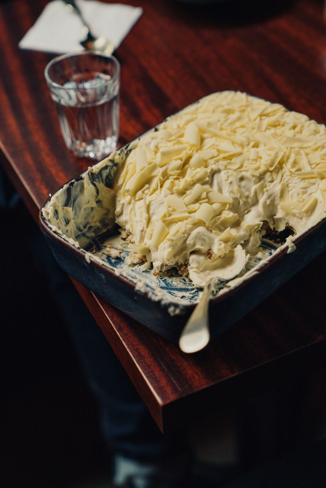 white chocolate cheesecake