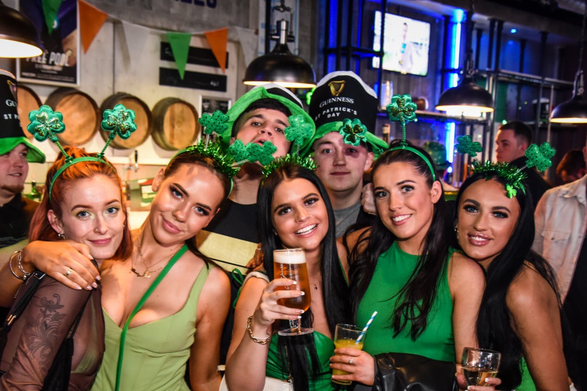 St Patrick's Day celebrations at Bierkeller