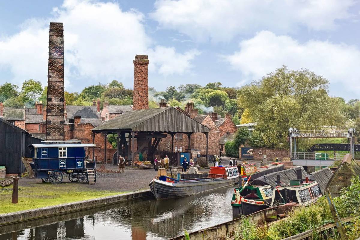 historic boat dock from Peaky Blinders at the Black Country Living Museum