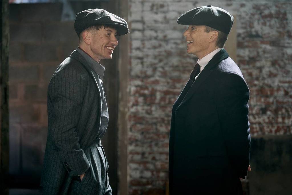 Barry Keoghan and Cillian Murphy in Peaky Blinders: The Immortal Man