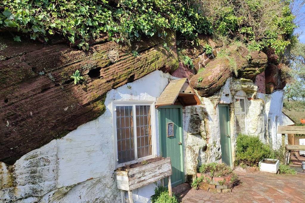 Kinver, Staffordshire, England, March 1 2025. The rock houses of Kinver Edge