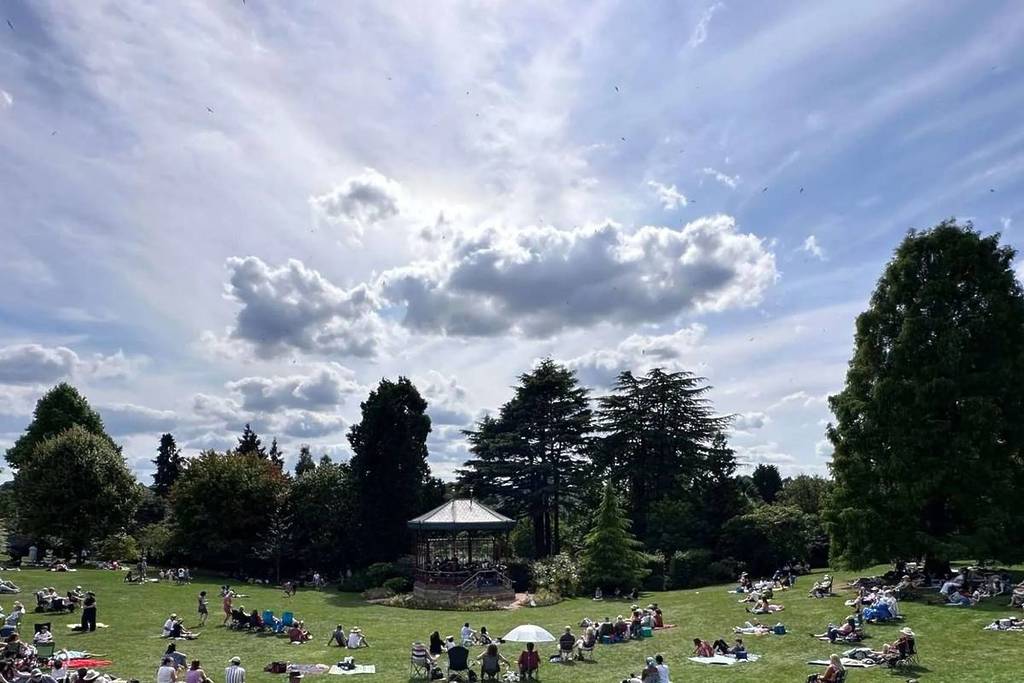 Clouds over Birmingham Botanical Gardens