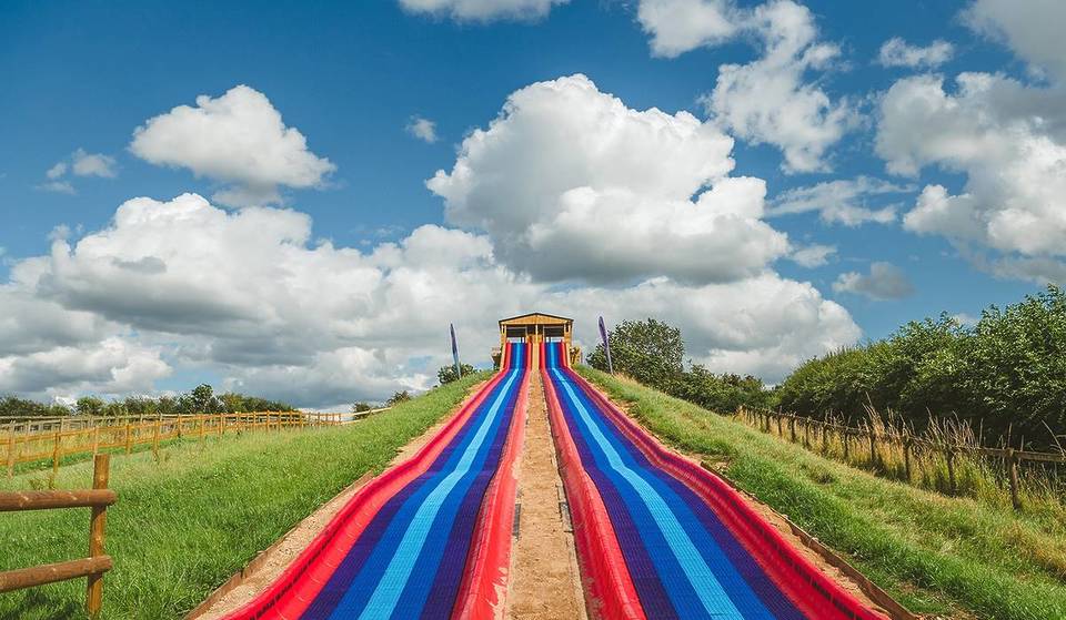 The UK’s longest outdoor tubing slide is back this Easter – and it’s only 45 minutes from Birmingham