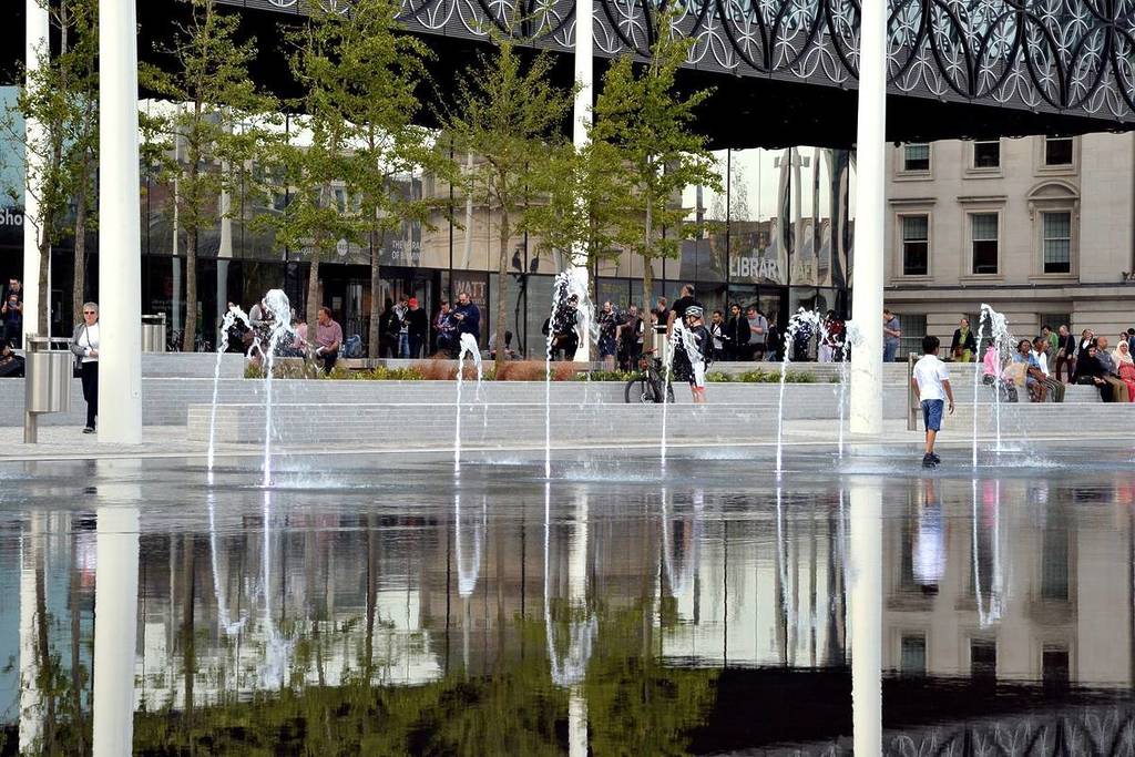 . Centenary square, Birmingham city centre.