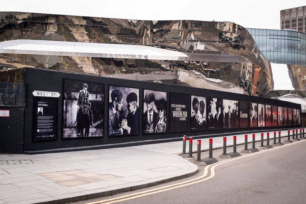 Peaky Blinders wall on Hill Street