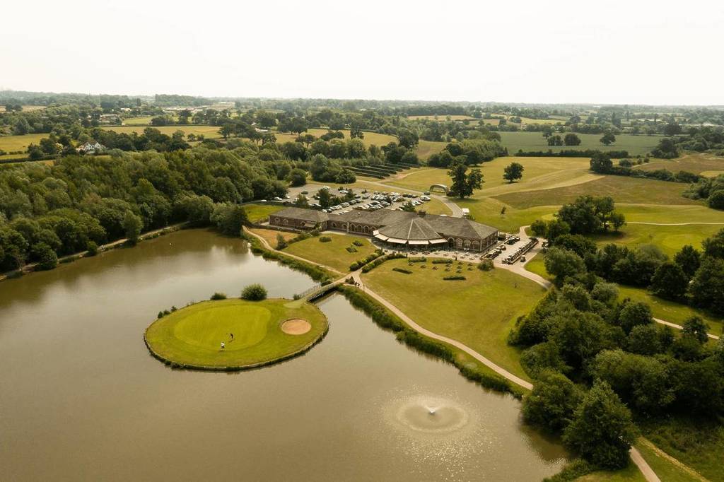 West Midlands Golf Course aerial view
