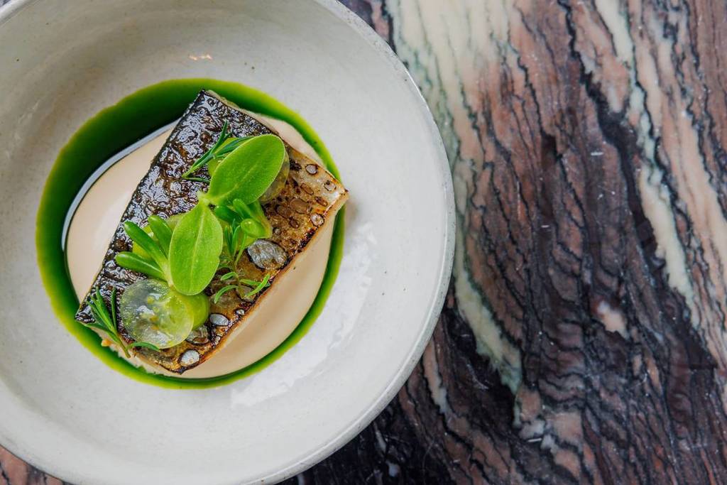 A plate of fish at Adams