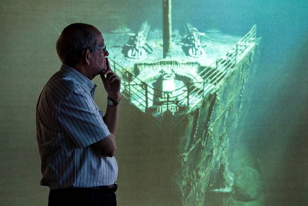 The sunken Titanic