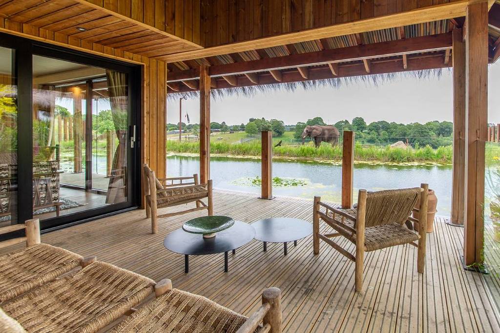 Elephant Lodges at West Midlands Safari Park