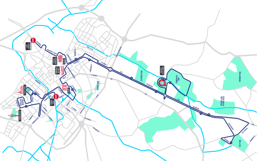 Hal marathon route