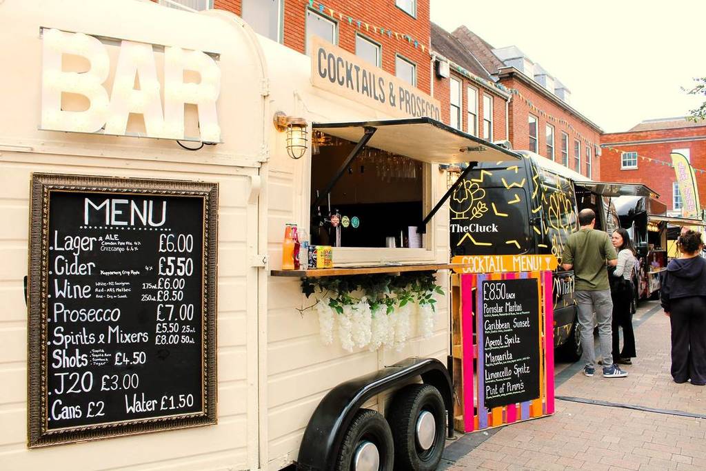 A bar at Lichfield Food & Drink Festival