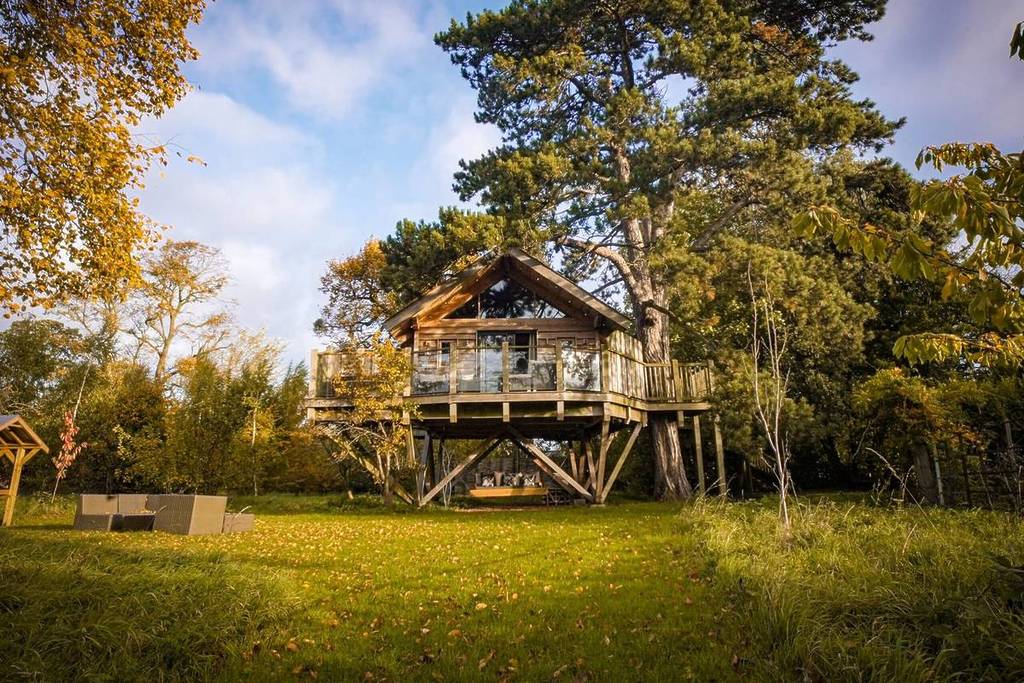 Orchard Treehouse in the day