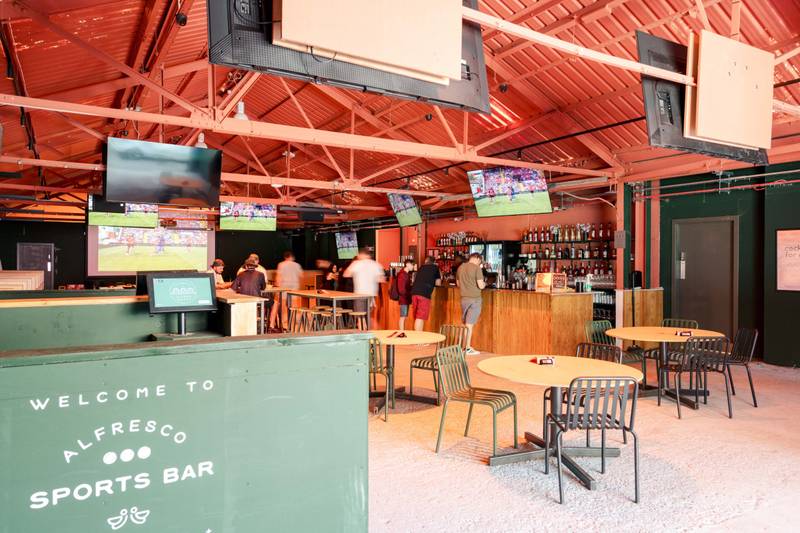 Alfresco Works sports bar