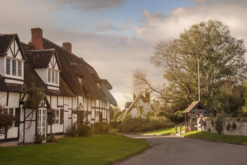 Welford on Avon village, Warwickshire, England