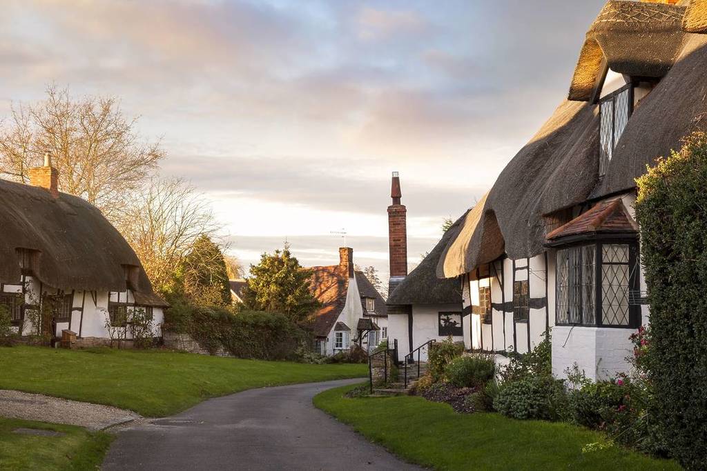 Welford on Avon village, Warwickshire, England