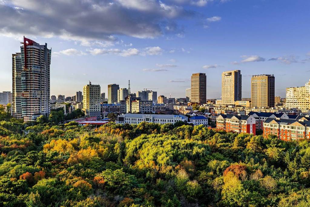 Autumn Scenery of Changchun City, China
