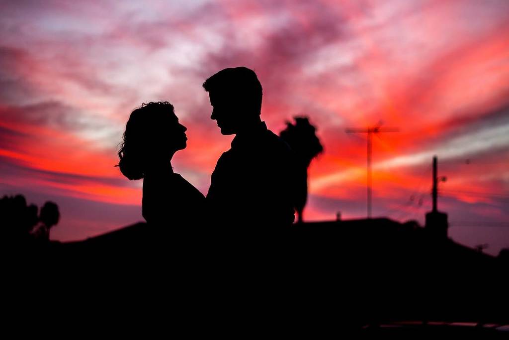 A couple in shadow