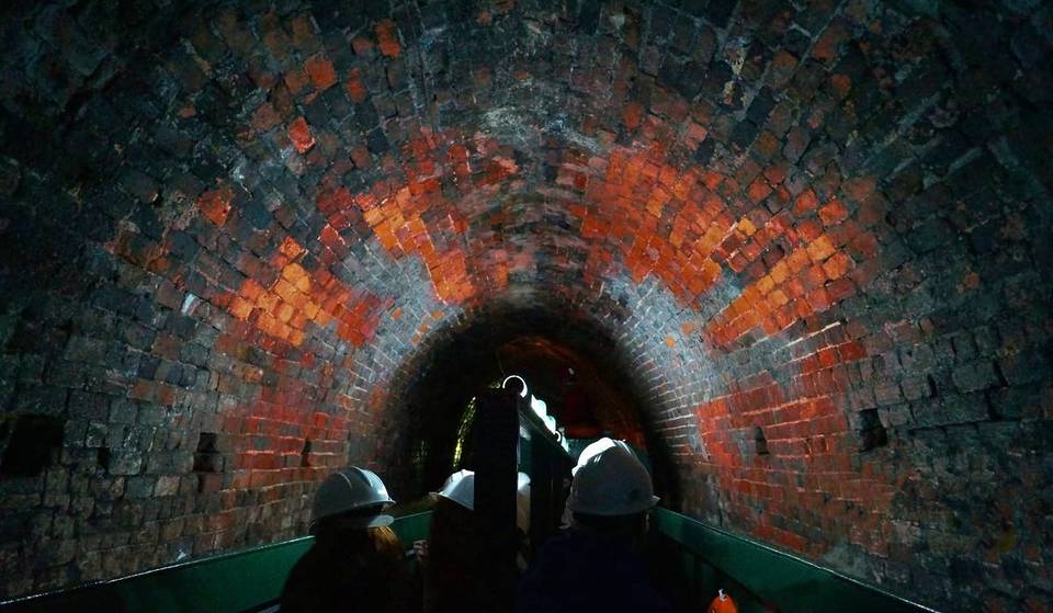 A 45-minute ‘underground’ narrowboat ride in the Black Country ventures 70ft below the surface — with fossil-filled seabeds and handmade tunnels