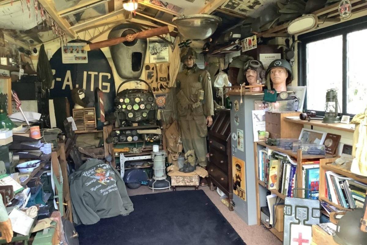 You can explore a vast collection of British and American World War II artefacts inside this ordinary Cotteridge garden shed – and it is now up for a £1,000 national prize