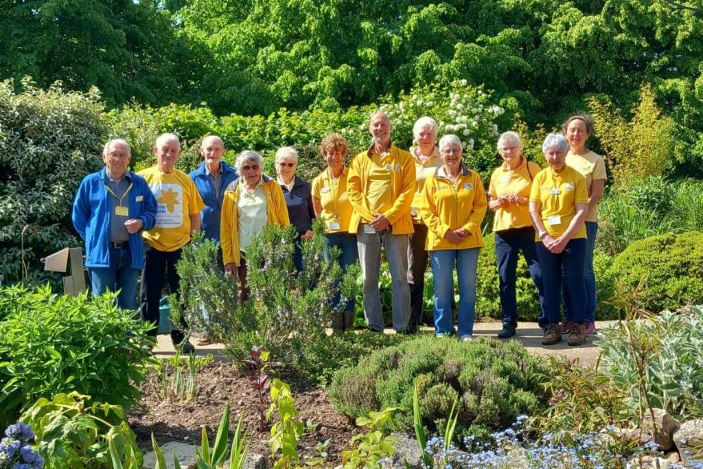 Marie Curie Hospice Garden volunteers