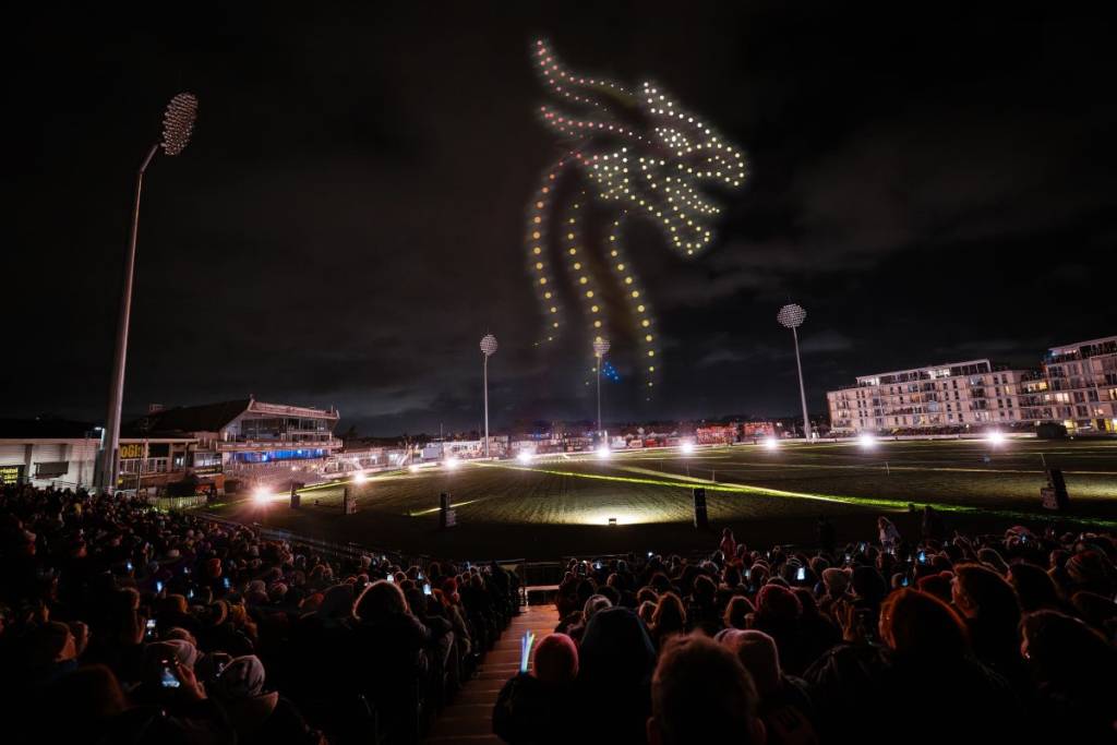 dragon drone light show