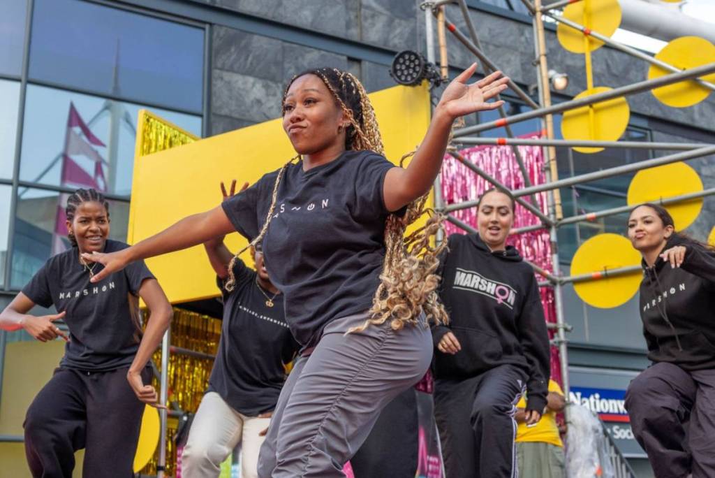 Marshon Dance Company at Birmingham Weekender 2. Photo by Rise Productions.