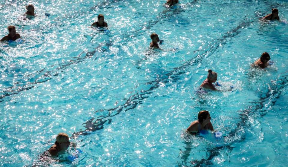 Just 1 hour from Birmingham, this Olympic-sized heated lido boasts yoga classes, cinema screenings and its very own sauna – it’s one of the biggest outdoor swimming pools in the UK