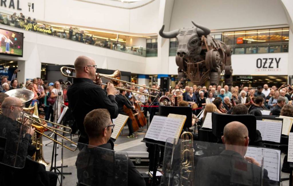 CBSO performing in New Street Station