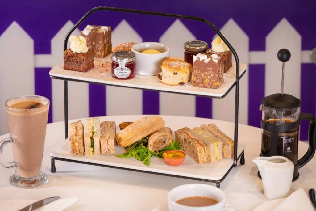 afternoon tea at Cadbury World