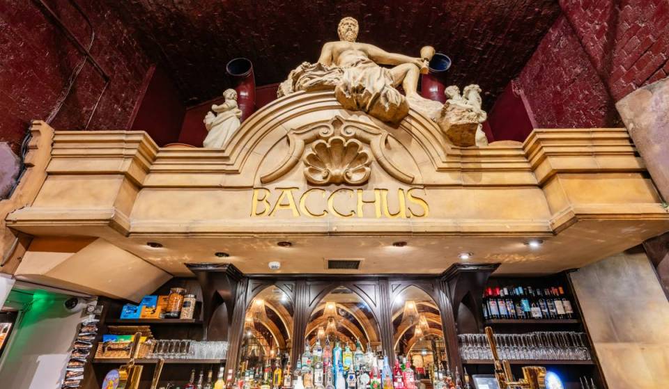 Hidden beneath the busy streets of Birmingham lies a spectacular underground pub featuring Roman gods and an Egyptian tomb