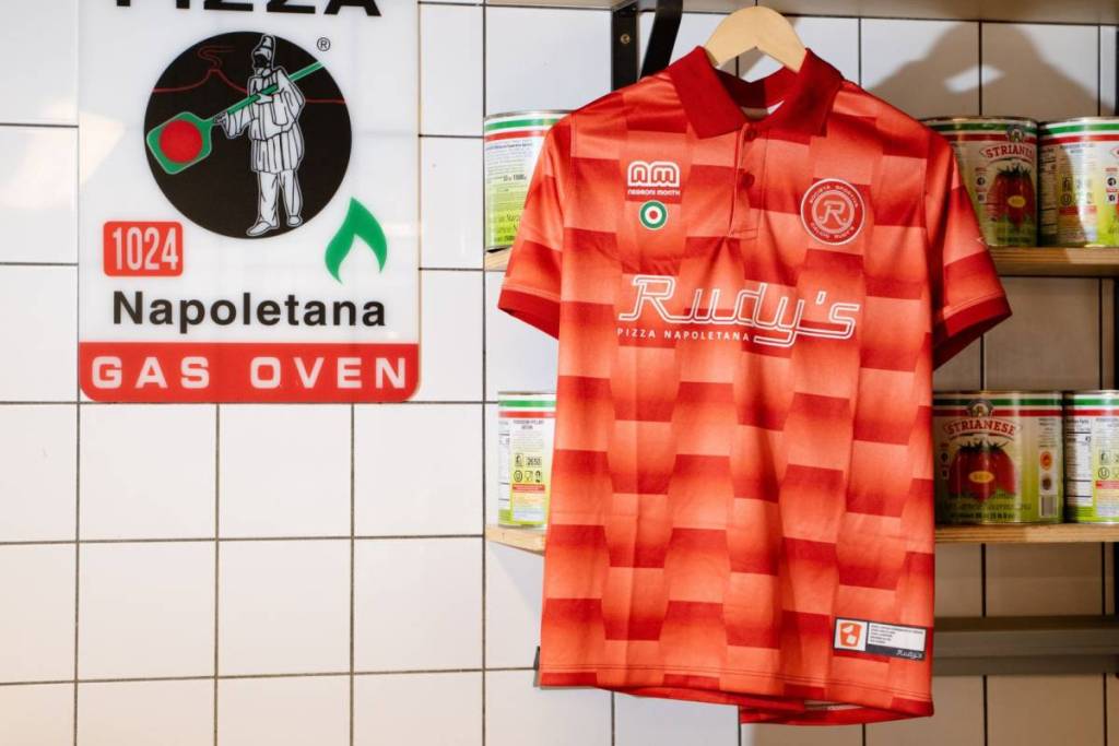 A Rudy's football shirt