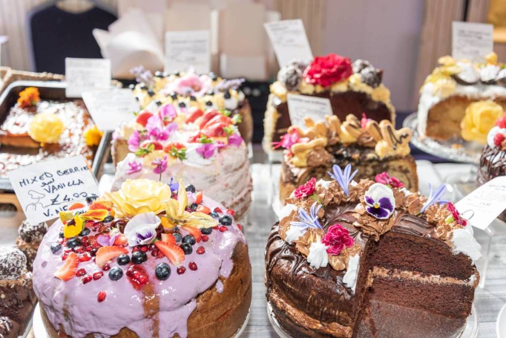 Cakes at Birmingham Vegan Festival