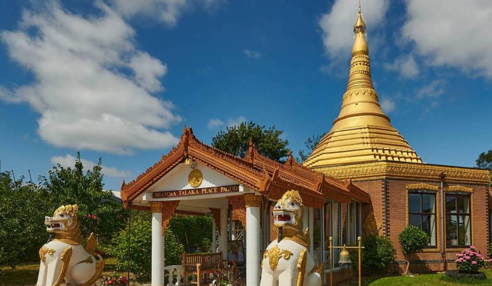The only traditional Burmese peace pagoda in the Western world is hidden right here in Birmingham – inside the spectacular golden beacon on Osler Street