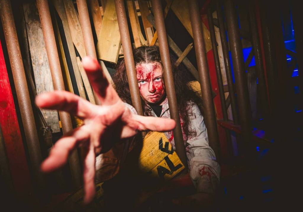 A woman at Screamfest