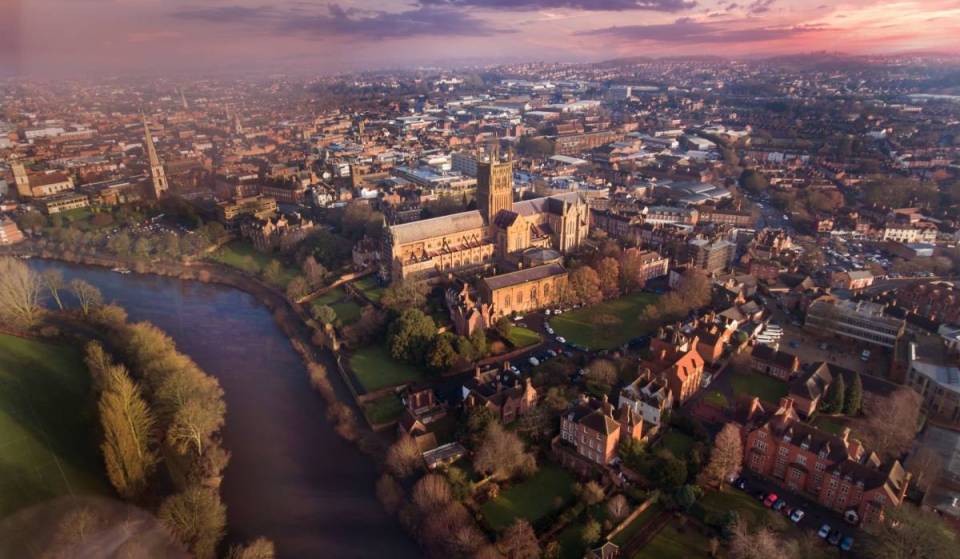 The beautiful cathedral city less than an hour from Birmingham by train