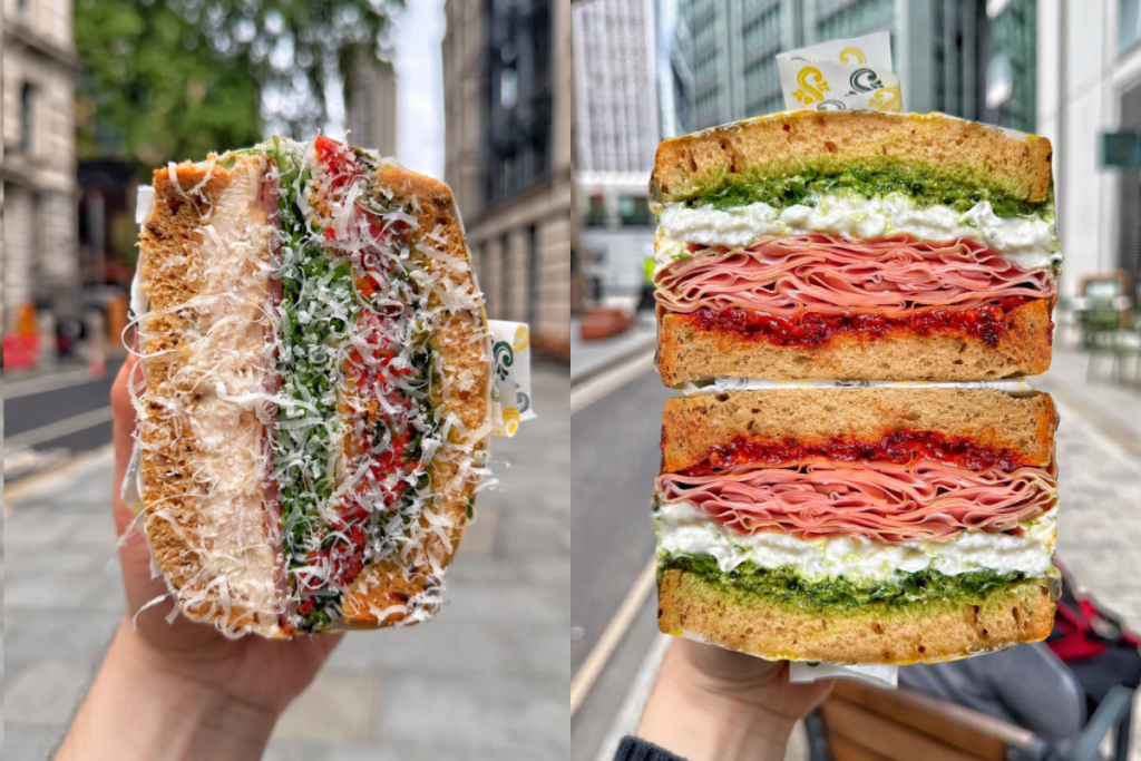 Two massive sandwiches from Sandwich Sandwich