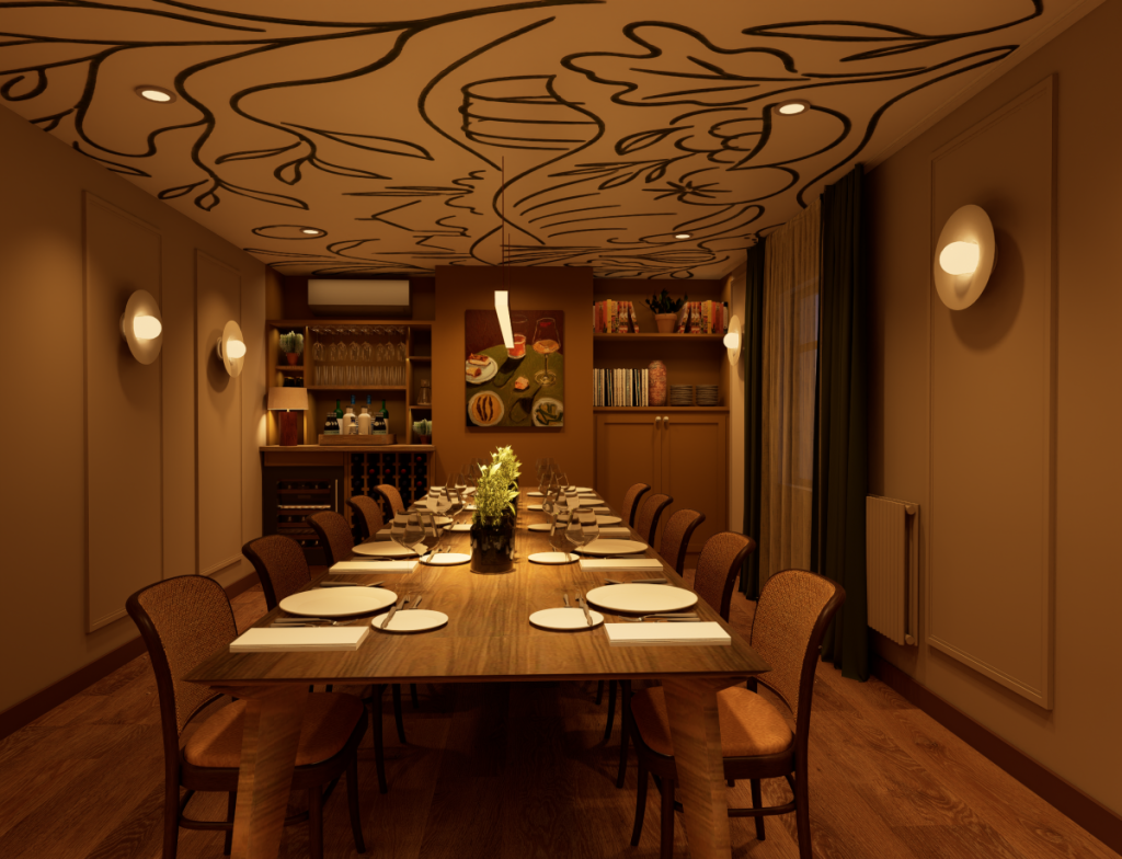 Brocks private dining room