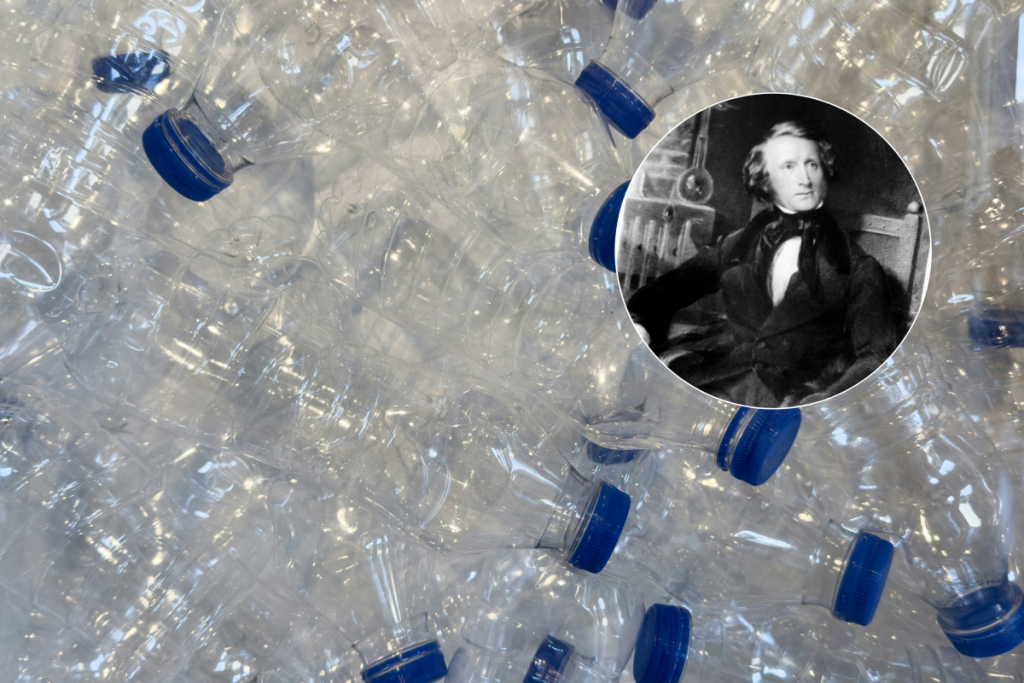 Plastic bottles and Alexander Parkes